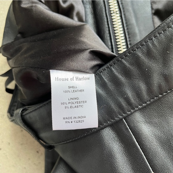 House of Harlow 1960 x REVOLVE Tori Leather Skirt - Picture 5 of 5